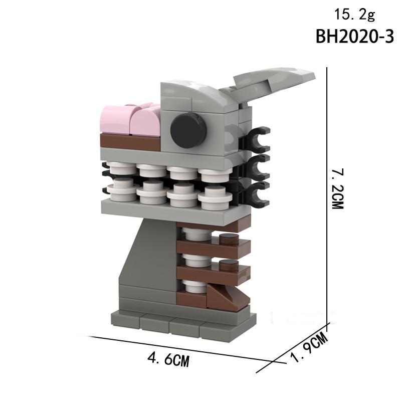 Sprunki Building Blocks Assemble Toy Doll Game Display Model Gift Decoration