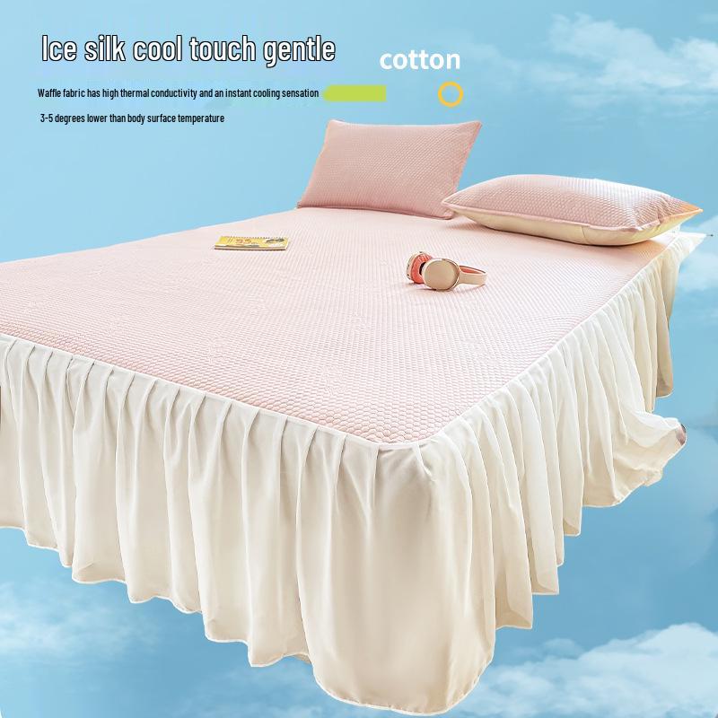 2026 Machine Washable Cooling Mat Set: Instant 3° Drop, Bed Skirt Style, Baby Safe, Black Technology