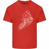 Motocross Rider Drawing Dirt Bike MotoX Unisexs Light Cotton TShirt
