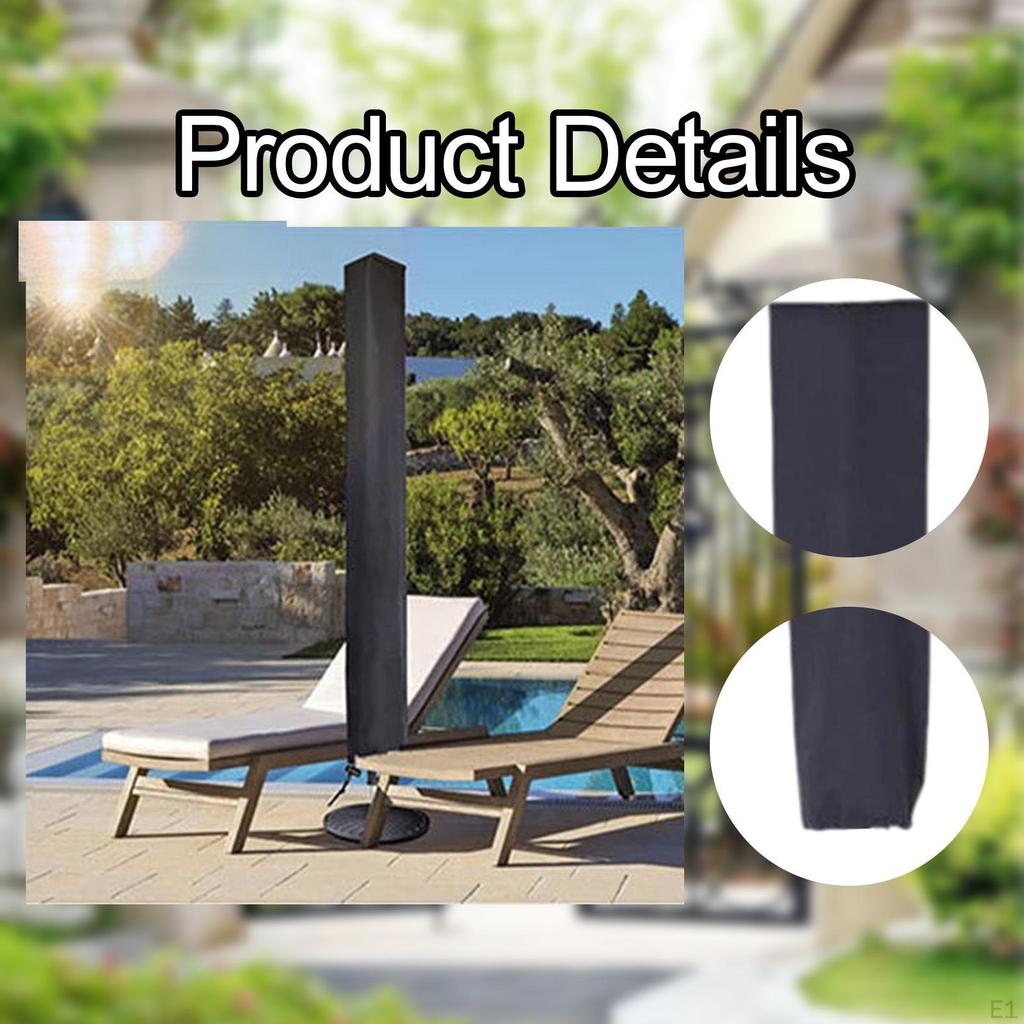 Kryt na deštník pro venkovní použití, Vodotěsný chránič slunečníku se stahovací šňůrkou