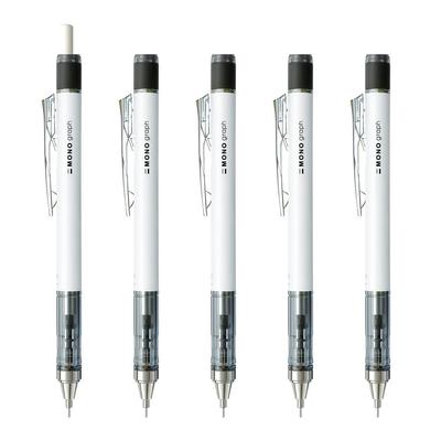 Tombow Bleistift MONO Graph Druckbleistift Weiß 0,5 mm 5er-Pack DPA-134A-5P