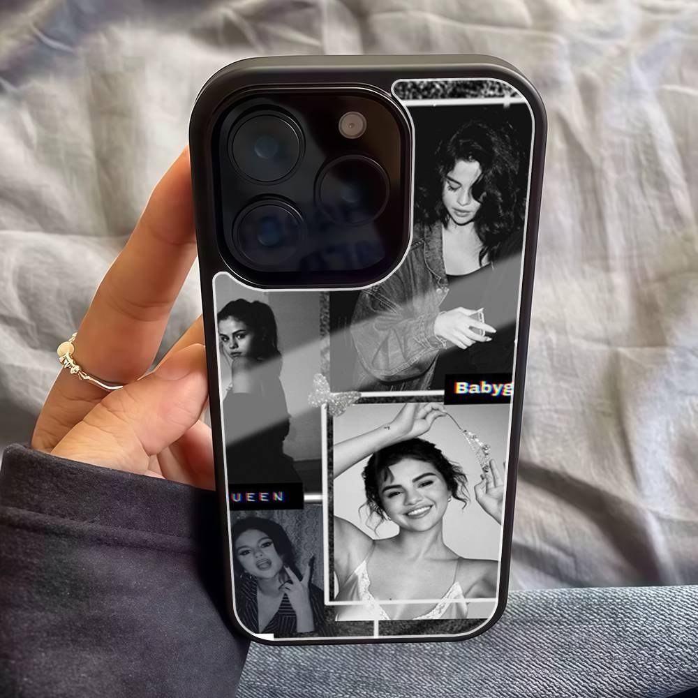 

Singer Selena Gomez Phone Case For Iphone 17 Air 16 15 14 13 12 11 Pro Max PC TPU Black Hard iPhone 14 pro