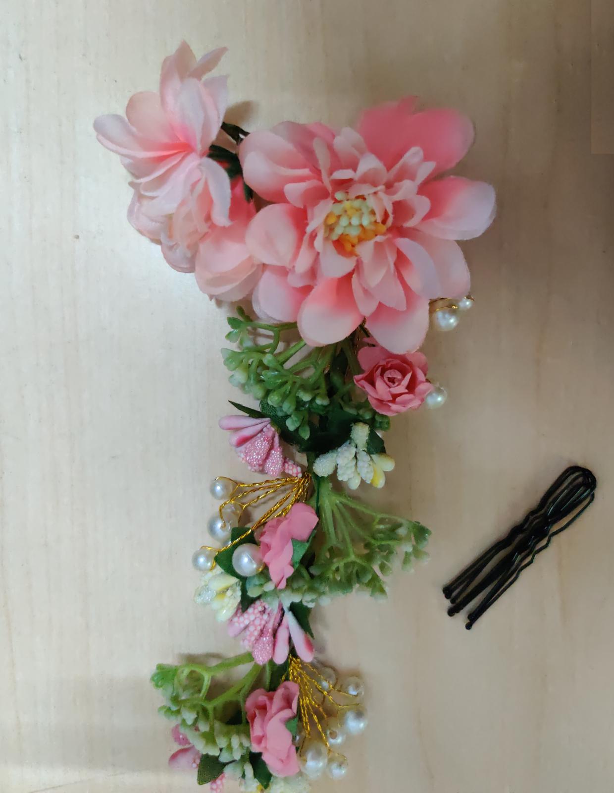 @ Аксессуары для волос с искусственными цветами с 4 заколками-шпильками для женщин d056 MJ-404-60% СКИДКА