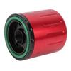 High Flow Oil Filter M20x1.5 Thread with Magnet Washable Reusable Replacement for Honda Red