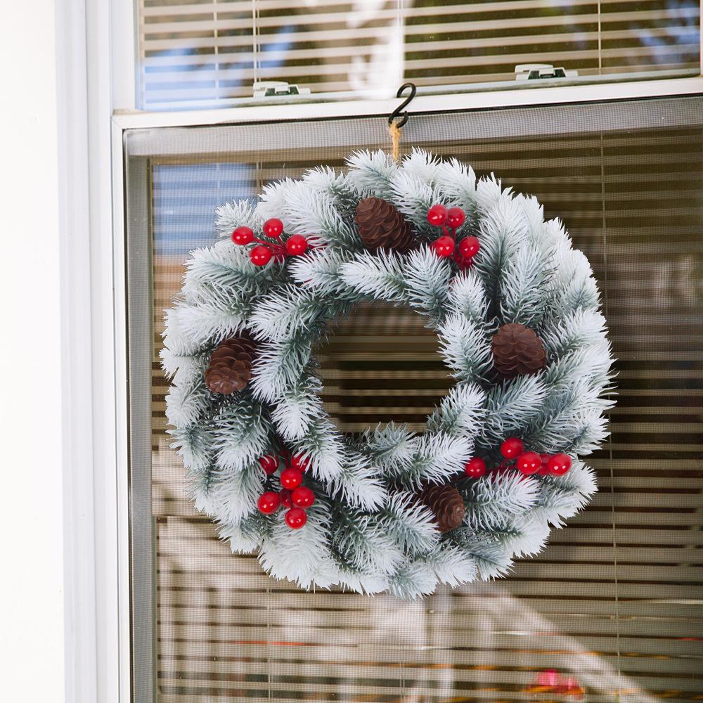Christmas Wreath Christmas Decoration Door Hanging Arrangement Christmas Pendant Christmas Window Props