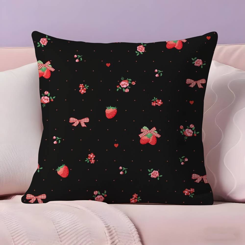 S-Květ jahod Povlak na polštář null