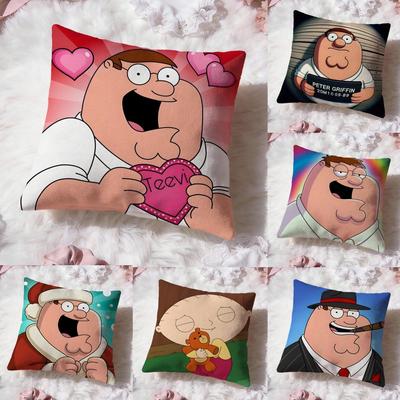 Anime F-Family GuyS Cushion Cover Premium Comfort Reversible Pillow Cove -Two In One Design for Any Room & Car Interior
