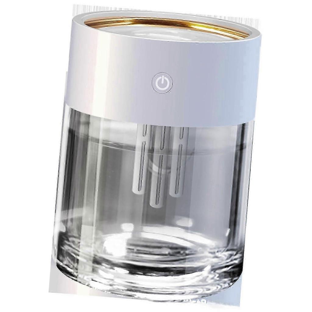 Compact Essential Oil Diffuser & Cool Mist Humidifier, 2L Large Capacity, Portable Mini Humidifier, Prevents Dry Burning, Seven Color Breathing