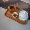 Solid Wood Coffee Table Snack Tray - Chinese Style Nut & Candy Box