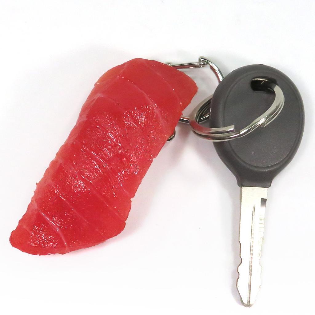 Food replica keychain tuna nigiri sushi that looks like you could eat it 225OK -