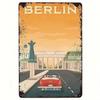Berlin Germany Scenic Tin Metal Sign Wall Nostalgic Decor Vintage Art 26T0104 26T0104