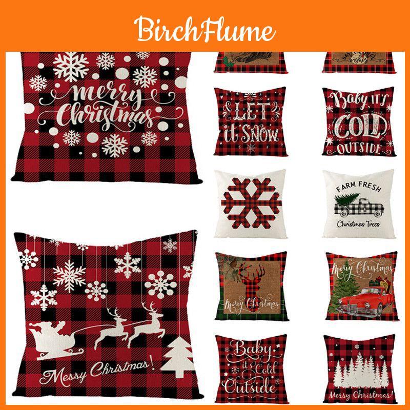 18-inch Christmas Cushion Cover Pillow Case Featuring Colorful Snowflake Design For Festive Home Decor