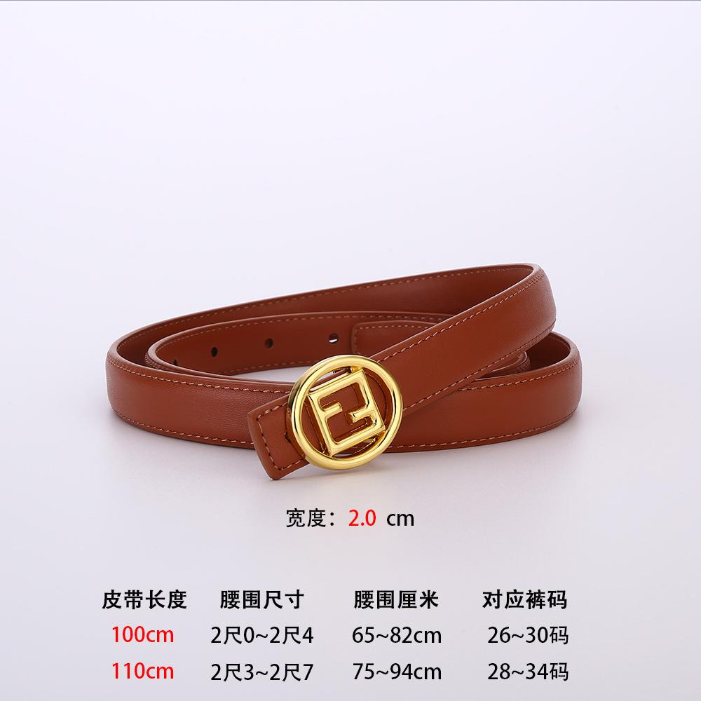 

Round Letter Smooth Buckle Belt Women S Simple Cowhide Thin Skirt Suit Belt Women S Style 110cm оранжевый
