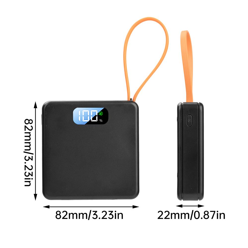 DIY Power Bank Kit 10W 22.5W Fast Charging, No Welding Design with 3x18650 Battery Case, Portable Power Supply Case
