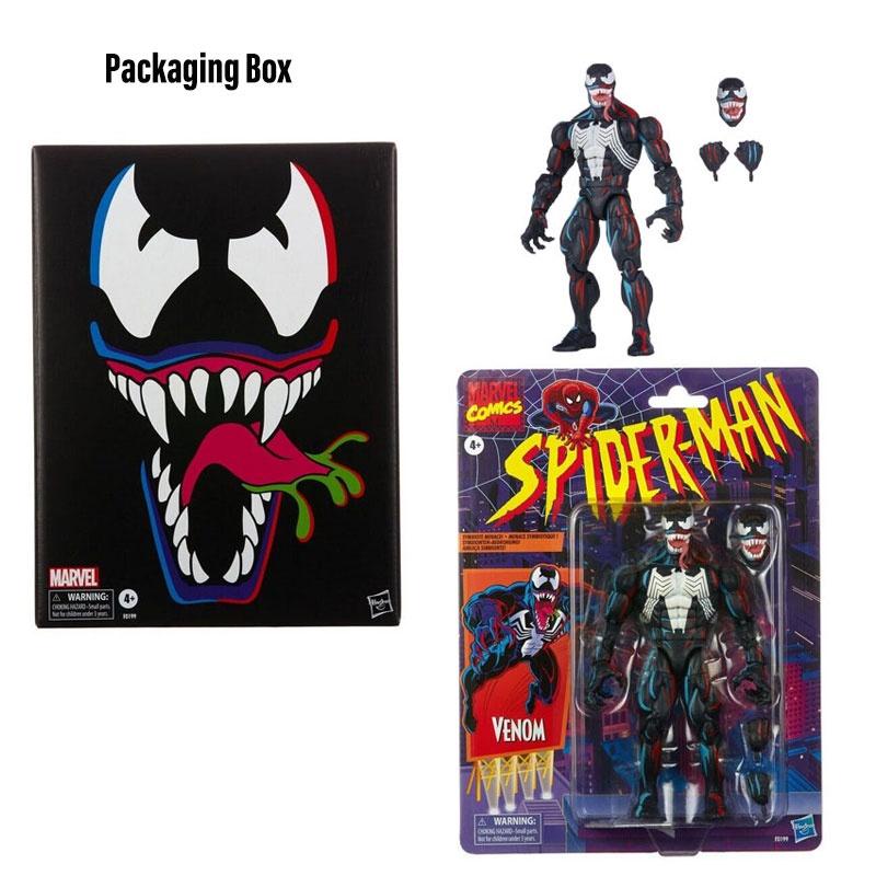 Spider-man Jointed Figurine Model Toy 15cm Height Venom Edition
