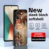 Renaissance Art Paintings  Phone Case For Redmi Note 14 13 12 11 Pro Plus S 5G 14C A3 Soft Black Phone Cover