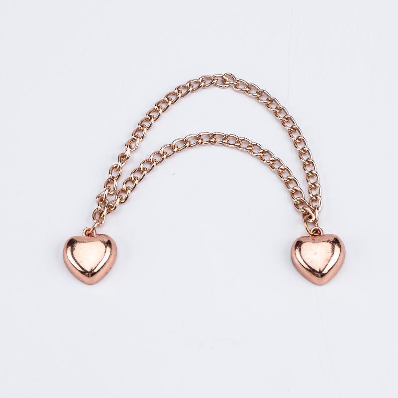 Wielofunkcyjny Magnetyczny Klips do Ubrań z Łańcuszkiem Metalowe Guziki Klips Ubrania Szalik Nogawki Spodni Mankiet Mocujący Magnes Pin