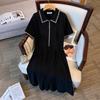 Plus Size Women's Summer Loose Mid-Length Slimming Dress
