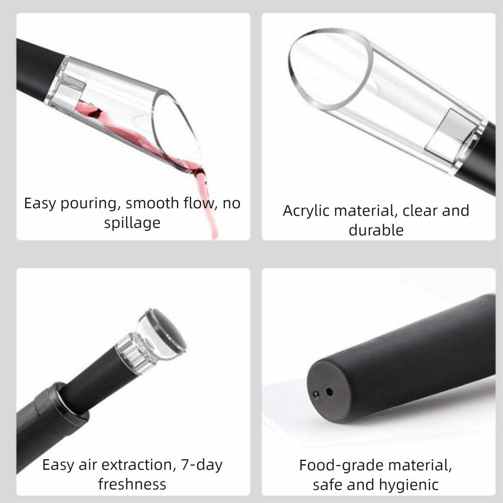 Battery Operated Electric Wine Bottles Opener Reusable Automatic Corkscrew  Kitchen