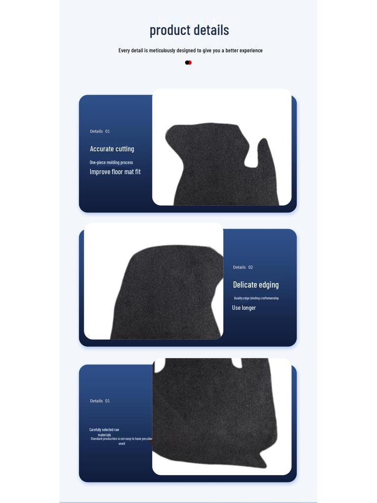 Nylon Car Floor & Trunk Mats for 2006-2008 Buick LaCrosse
