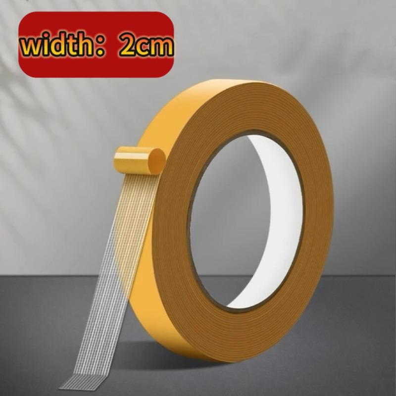 Doppelseitiges Stoffbasisband Transparentes Schwerlast Selbstklebendes Netz Befestigungsbänder Wasserdicht Hohe Viskosität Teppichaufkleber