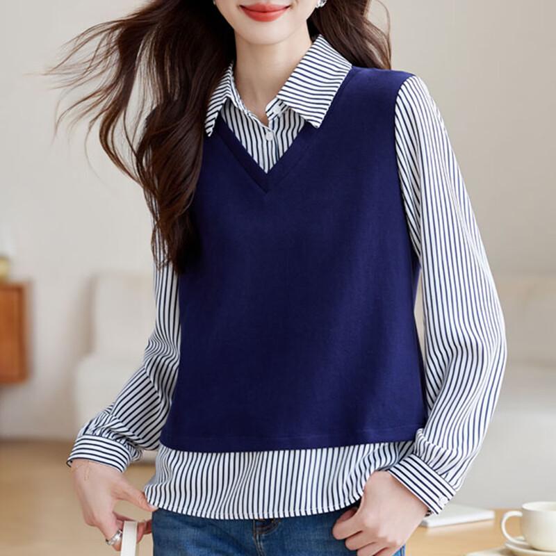 KAVON 2025 Fall Plaid Lapel Shirt US 8