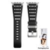 Sports Silicone Bracele For Apple Watch Ultra 4 49mm Series 11 10 46mm 45mm 44mm 42mm Luxury Business Strap for Iwatch 9 8 7 6 5 SE3 Ultra3