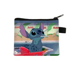 New Stitch Stitch Animation Peripheral Children'S Change Bag Portable Card Bag Coin Key Storage Bag