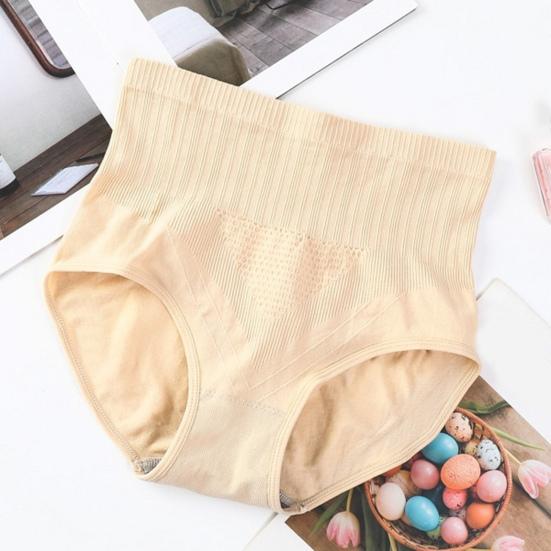 Trendy Lady Briefs Breathable Anti-septic Solid Color Comfortable Wear Elastic Women Panties Inner Wear Clothes
