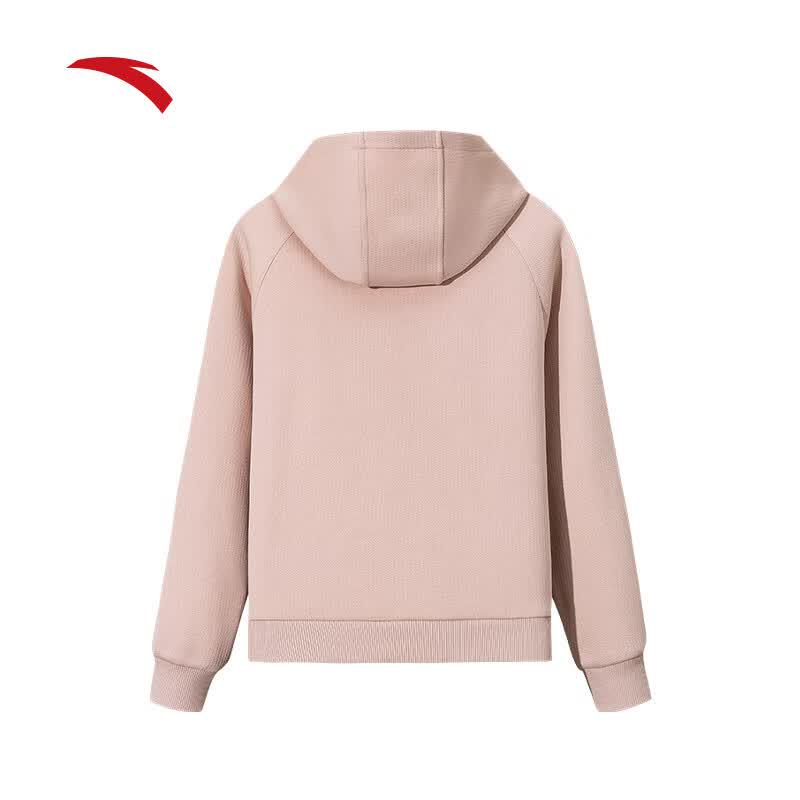 Anta Women's Loose Fit Hooded Pullover Sweatshirt