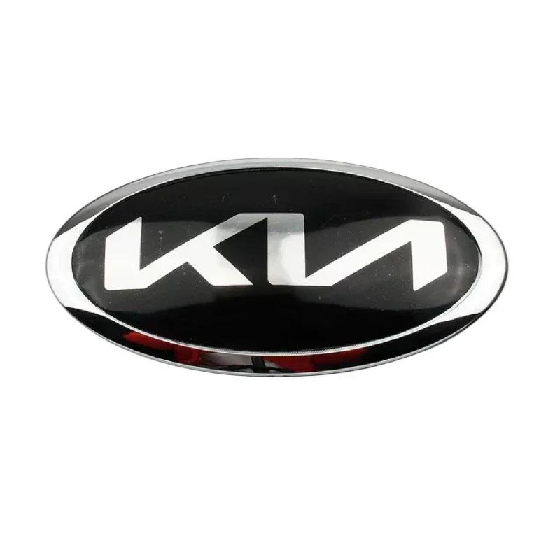 ABCDFD1Car Front Hood Emblem Rear Trunk Badge Sticker for KIA K2 K3 K4 K5 KX7 Sportage Picanto Sorento Rio Soul Ceed Forte Accessories