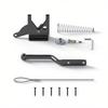 Steel Spring Cable Self Locking Gate Pull String Garden Gate Fastener  Outdoor Use