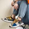 Men's Retro Breathable Mesh Sports Shoes with Patchwork Design All Season Round Toe Casual and Comfortable Men's Shoes
