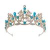 1pc Romantic Princess Crown for Girls Handmade Rhinestone Tiara with Zircon Headband Perfect for Birthdays Weddings Parties Gifts