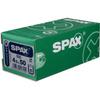 SPAX Vis bois tête fraisée PZ2 Ø4,5 mm 80/59 mm zingué blanc — boîte 200 pcs