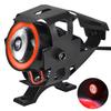 125W LED Auxiliary Motorcycle Headlight Universal 1200LM Angel Eyes U7 Mini Motorcycle Spotlights Bicycle Lamp Accessories