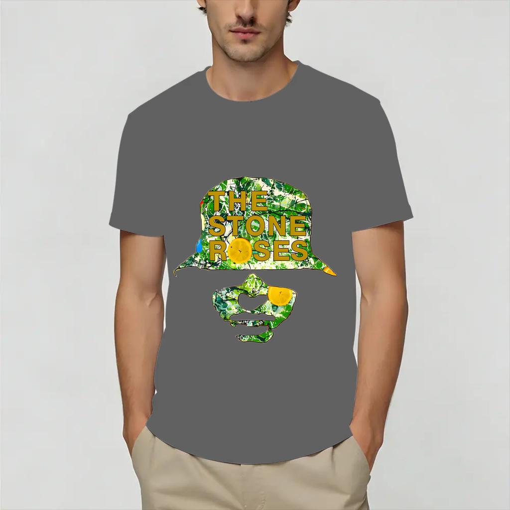 The Stone Roses T-Shirt Sommer Baumwoll-T-Shirts Für Unisexs Harajuku Benutzerdefiniertes Logo T-Shirt Kurzarm Streetwear Kleidung