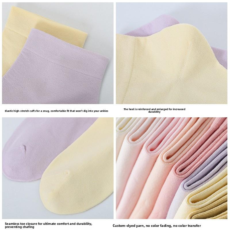 Sock Short Socks with Boodles Shoes. Spring/Summer Pure Cotton Short Tube Boneless Maternity Socks. Short Style Summer Lightweight Version.