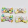 5Pcs Pet Hair Bows Cartoon Pattern Pet Grooming Accessory Elastic Pretty Dogs