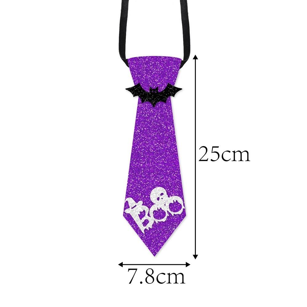 Spider Pumpkin Halloween Party Tie With Paper Material For Photo Booth Decor