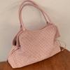 Borsa a Spalla da Donna Y2k Moda Dolce Pois Borsa a Mano Coreana Casual Versatile Stampa Leopardo Marrone Opaco Borse Tote
