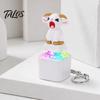 Sheep Finger Clicker 1/2/3Pcs Screaming Goat Keyboard Fidget Toy, Rechargeable Light-Up Keycap Toy with Light Sound, Animal Push Button Decompression
