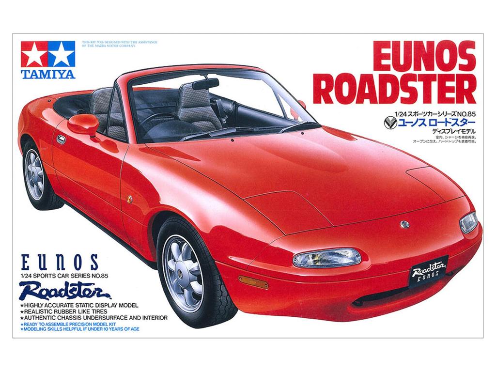 Tamiya Sports Car Series 85 Eunos Roadster Plastic Model 24085 1/24 No.