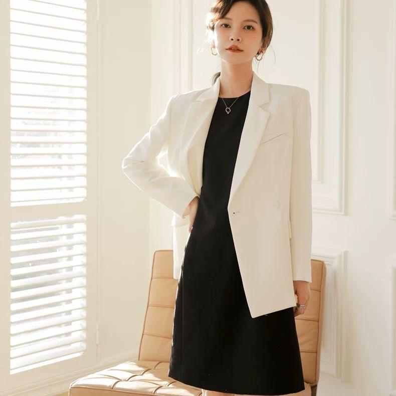 

Жіночий професійний костюм у корейському стилі - Висока якість, Обмежений запас, Безкоштовна доставка, Повернення не приймаються Small