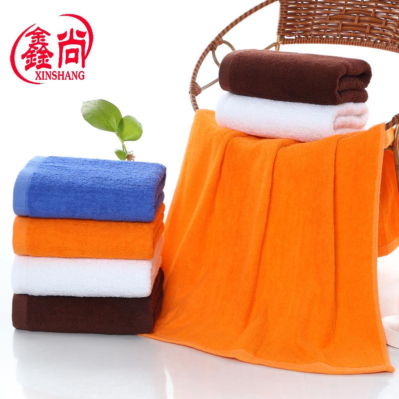 Floor towel bathroom thickened water absorption thickened non-slip pure cotton plain color hotel bathroom floor towel pillow towel