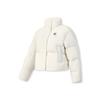 FILA Tennis Classic Minimalist Fashion Casual Sports Tennis Style Versatile Warm Short Goose Down Jacket Women jackets Jade-White A11W543925FWT