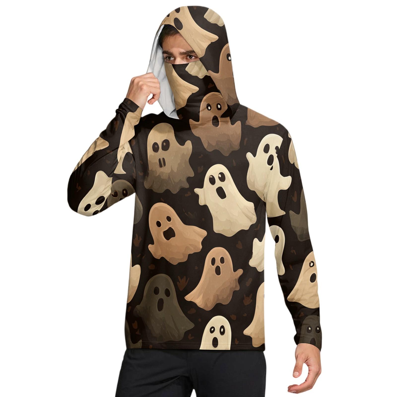 

Men s UPF50+ Sun-protective Shirt, Quick-drying Long-sleeved Shirt, Running Exercise Fishing Shirt XL хаки