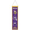 Bannière - WINCRAFT - NFL Teams EVOLUTION - Minnesota Vikings - 80x20cm - 70% Laine, 30% Polyester