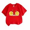 Kids Boys Girls Crew Neck Short Sleeve 100% Cotton T-Shirt,