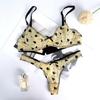 French Ultra Thin Women Underwear Set Sexy Flocking Push Up Bra Summer Ladies 6 Color Mesh Breathable Lingerie and Thong Sets